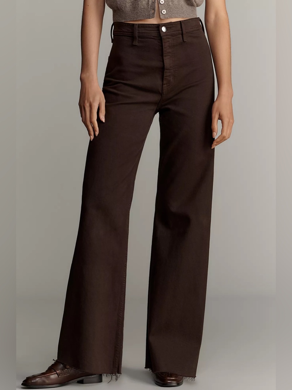 NWT Size 31P - Pistola Penny High-Rise Wide-Leg Jeans 99% Cotton (NWT $248) - Picture 3 of 16